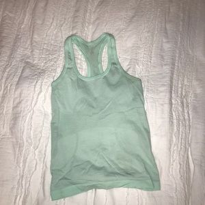 Lululemon Mint Green Workout Tank size 4